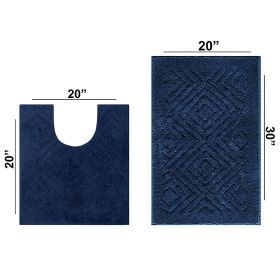 Trier Collection (Color: New Blue, size: 2 Piece Set (20" x 20" | 20" x 30"))