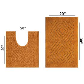 Trier Collection (Color: Orange, size: 2 Piece Set (20" x 20" | 20" x 30"))