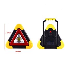 Car Mounted Tripod Warning Sign Light (Option: Picture Color-Small)