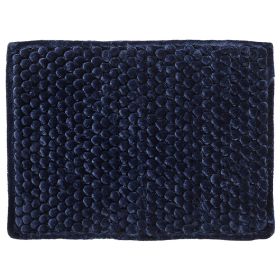 Alma Collection (Color: Navy, size: 17" x 24" Rectangle)