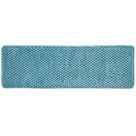 Alma Collection (Color: Aqua, size: 18" x 54" Rectangle)