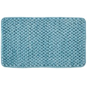 Alma Collection (Color: Aqua, size: 20" x 32" Rectangle)