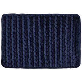 Christa Collection (Color: Navy, size: 17" x 24" Rectangle)