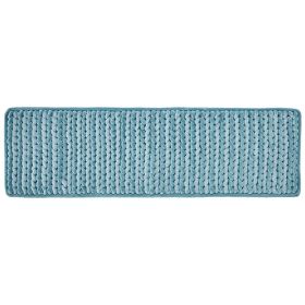 Christa Collection (Color: Aqua, size: 18" x 54" Rectangle)