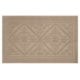 Provence Collection (Color: Beige, size: 21" x 34" Rectangle)