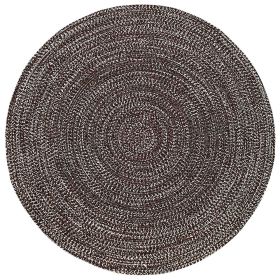 Chenille Tweed Collection (Color: Dove/Chestnut, size: 96" Round)