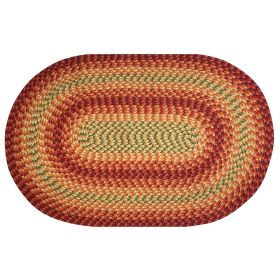 Heritage Collection (Color: Rust, size: 24" x 36" Oval)