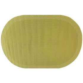 Indoor Outdoor Collection (Color: Lime, size: 64" x 100" Oval)