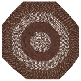 Newport Collection (Color: Brown, size: 48" Octagonal)