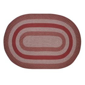 Newport Collection (Color: Barn Red, size: 60" x 96" Oval)