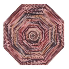 Ombre Chenille Collection (Color: Burgundy, size: 48" Octagonal)