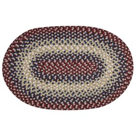 Woodbridge Oval Collection (Color: Cranberry, size: 20" x 30" Oval)