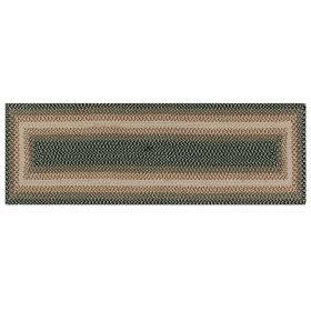 Woodbridge Rectangular Collection (Color: Green, size: 24" x 96" Runner)