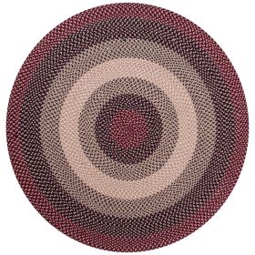 Woodbridge Oval Collection (Color: Cranberry, size: 72" Round)